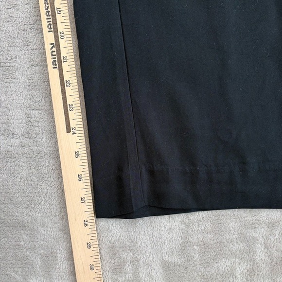 Abercrombie & Fitch Pleated Trouser Wide Leg High Rise Pants in Black Women XS - Picture 5 of 9